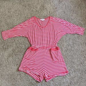 Dolman-sleeve leisure/pajamas romper